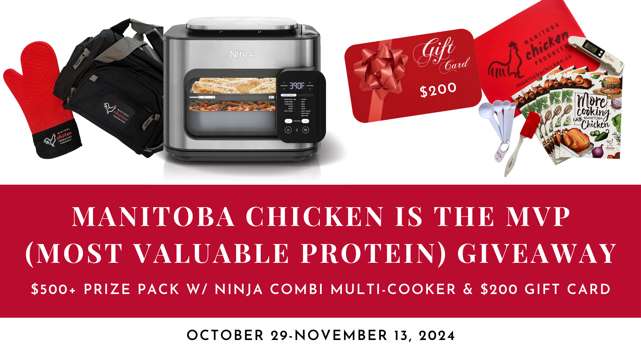 Manitoba Chicken is the MVP (Most Valuable Protein) GIVEAWAY