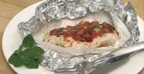 BRUSCHETTA PACKET CHICKEN