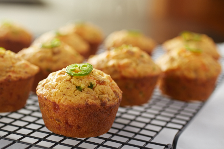 CHICKEN JALAPENO CORNMEAL MUFFINS