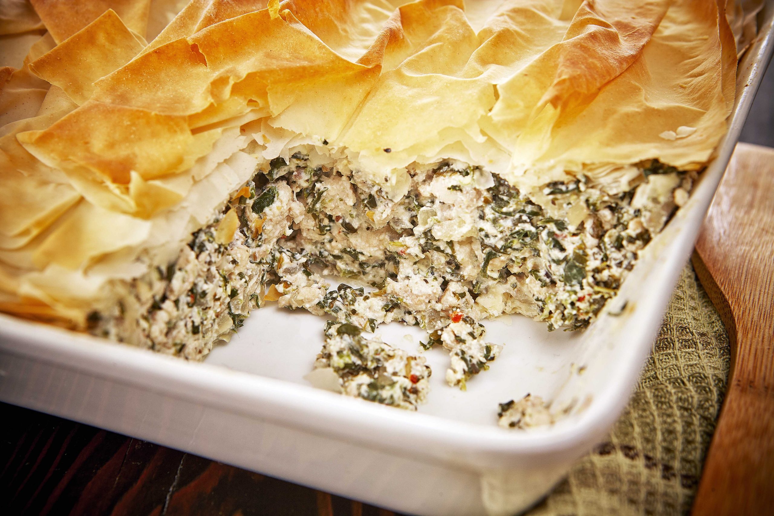 CHICKEN PHYLLO PIE