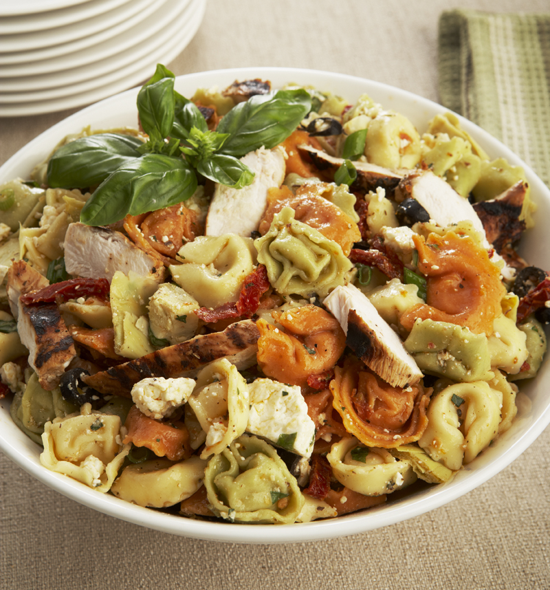 GRILLED CHICKEN AND TORTELLINI SALAD