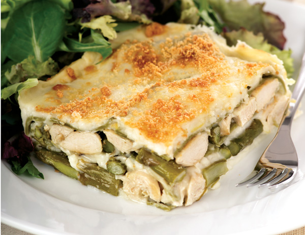CHICKEN & ASPARAGUS LASAGNA