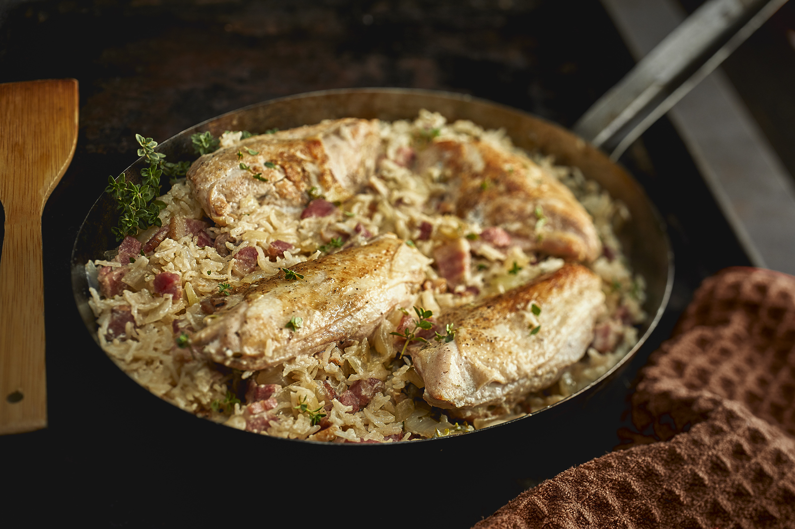 COCONUT CORIANDER CHICKEN PILAF