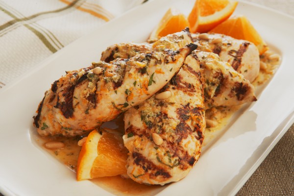 CHICKEN with HONEY and PINE NUTS