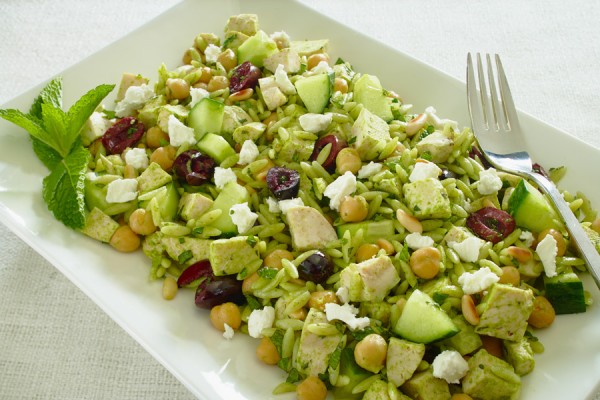 LEMON CHICKEN AND ORZO SALAD