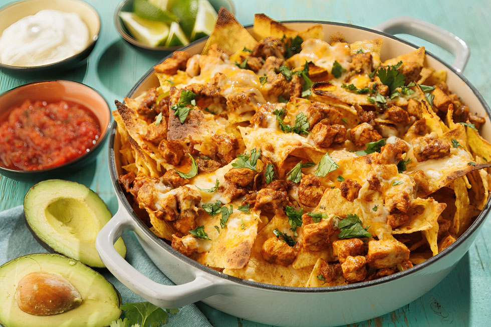 FULLY LOADED CHICKEN NACHOS