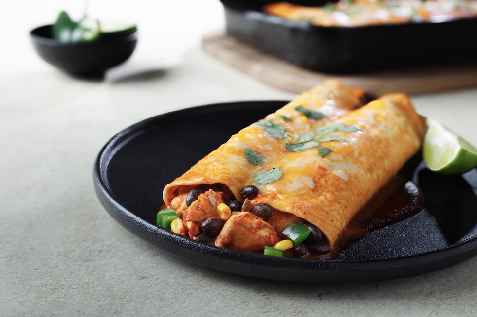 CHICKEN ENCHILADAS
