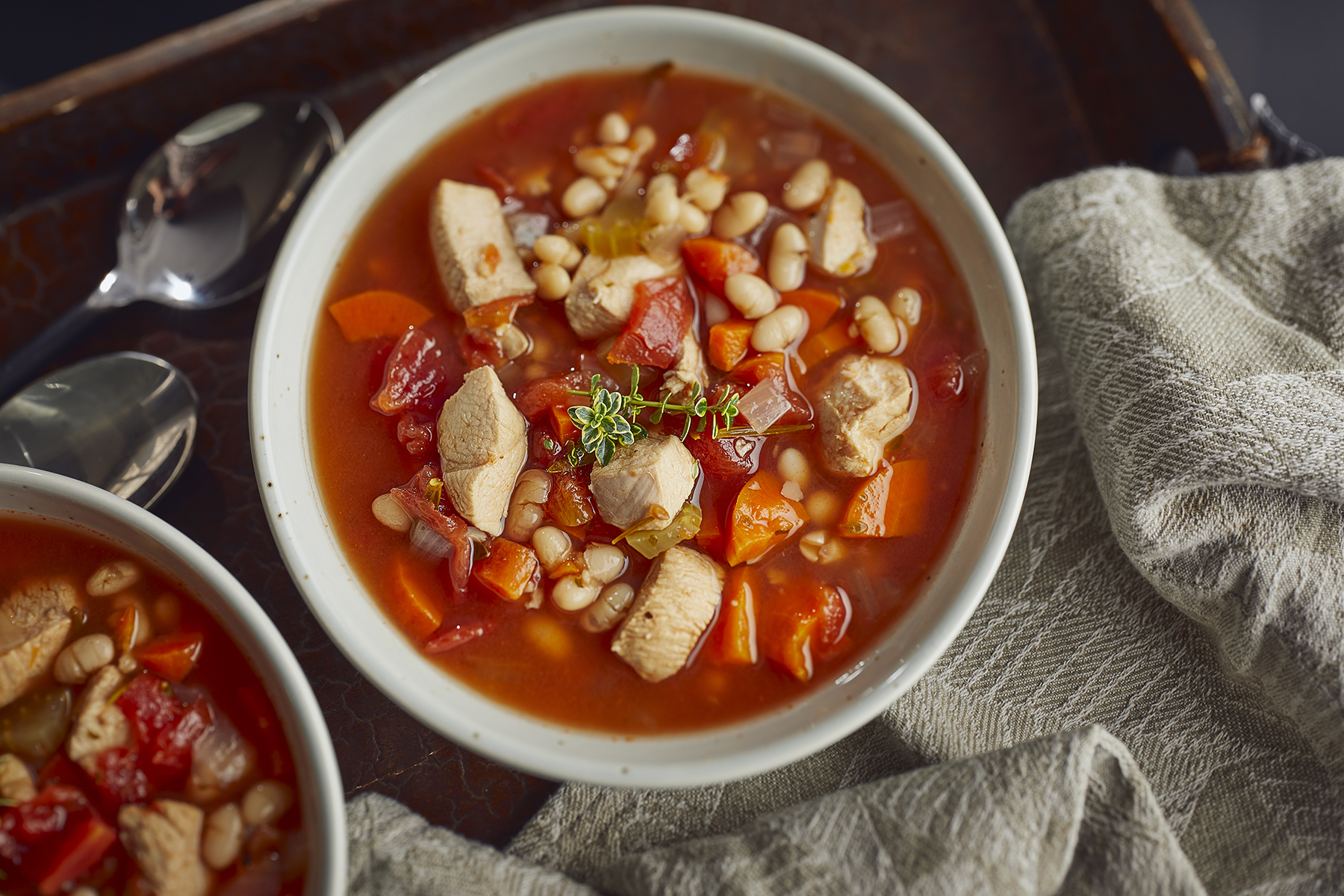 CHICKEN & NAVY BEAN SOUP