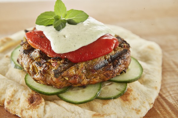 CURRIED CHICKEN BURGERS