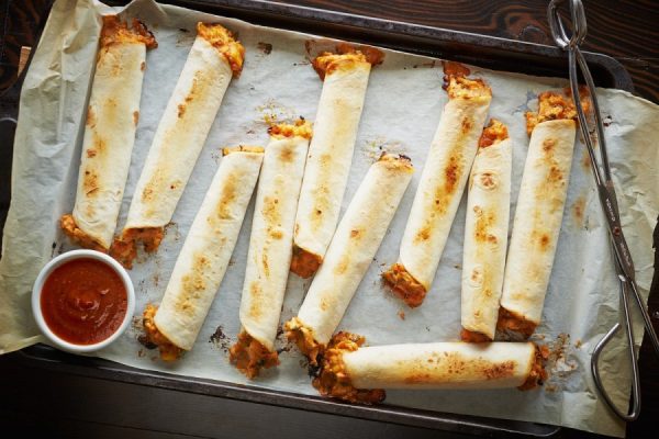 TROPICAL CHICKEN TAQUITOS