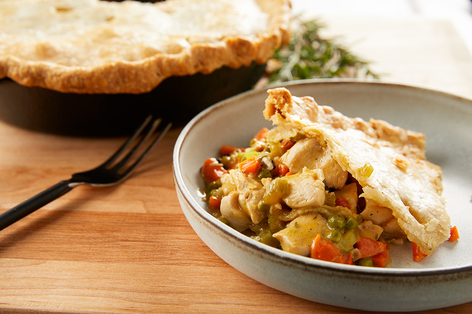 ONE PAN CHICKEN POT PIE