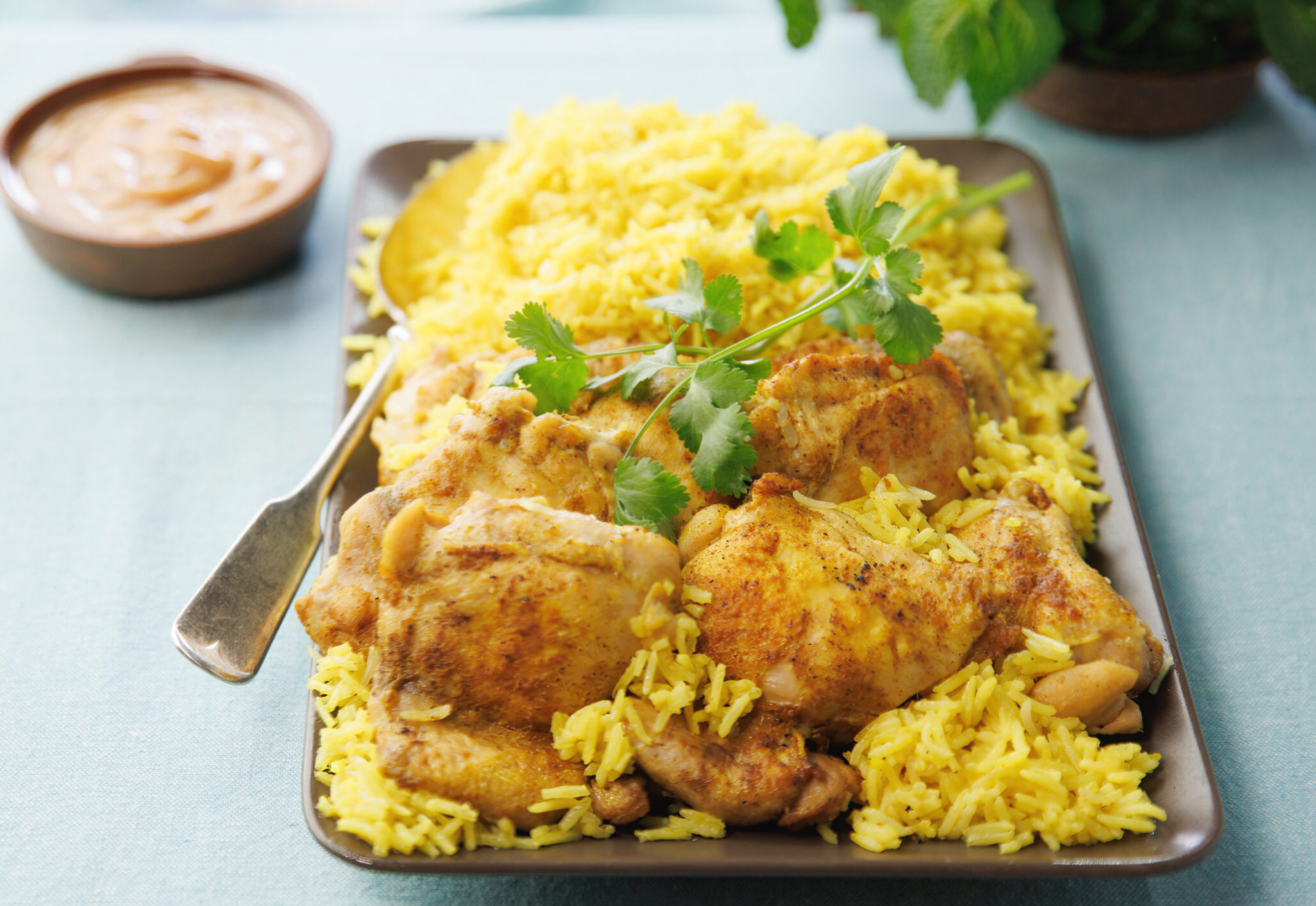 ONE PAN CURRIED CHICKEN & RICE