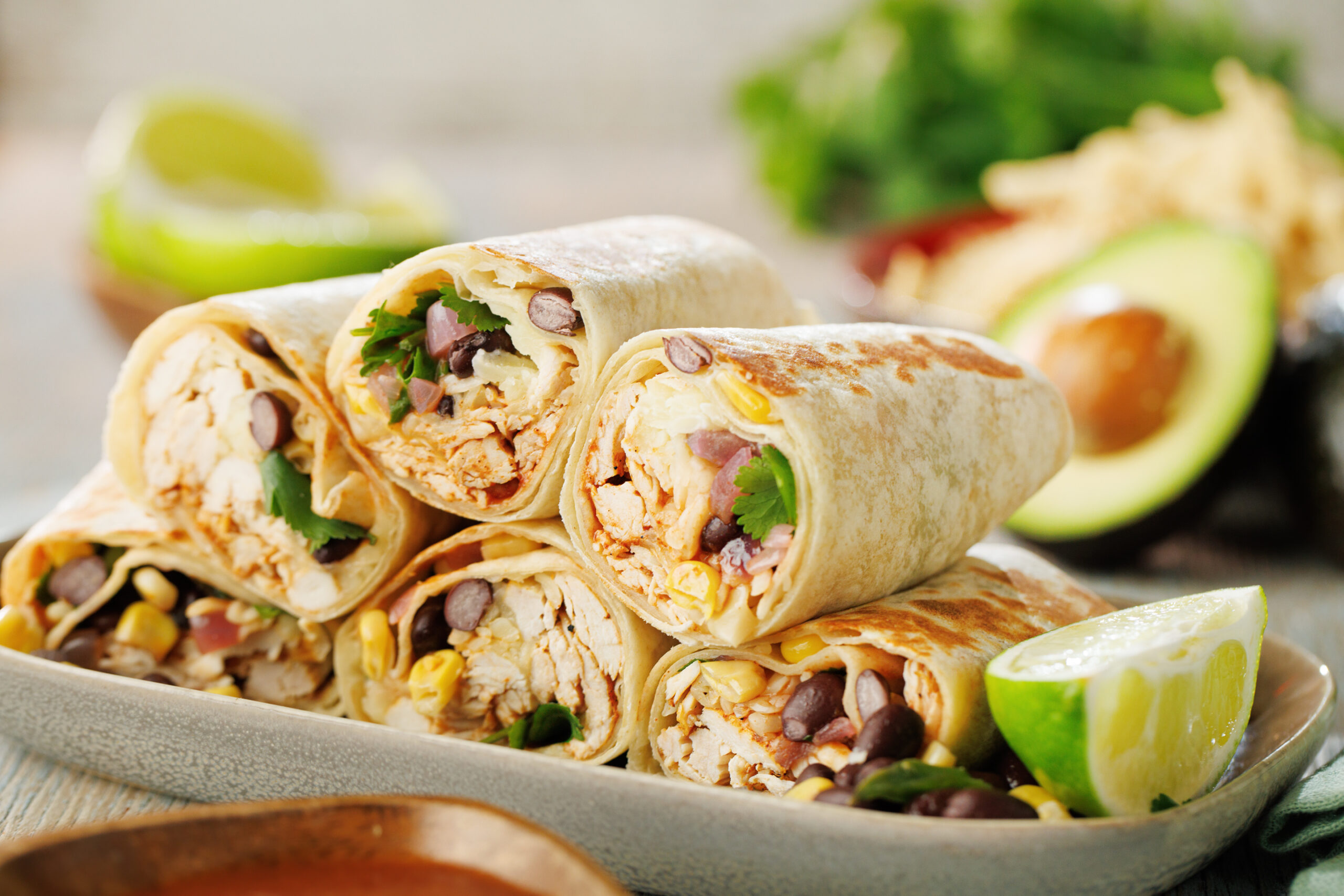 SOUTHWEST CHICKEN BURRITOS