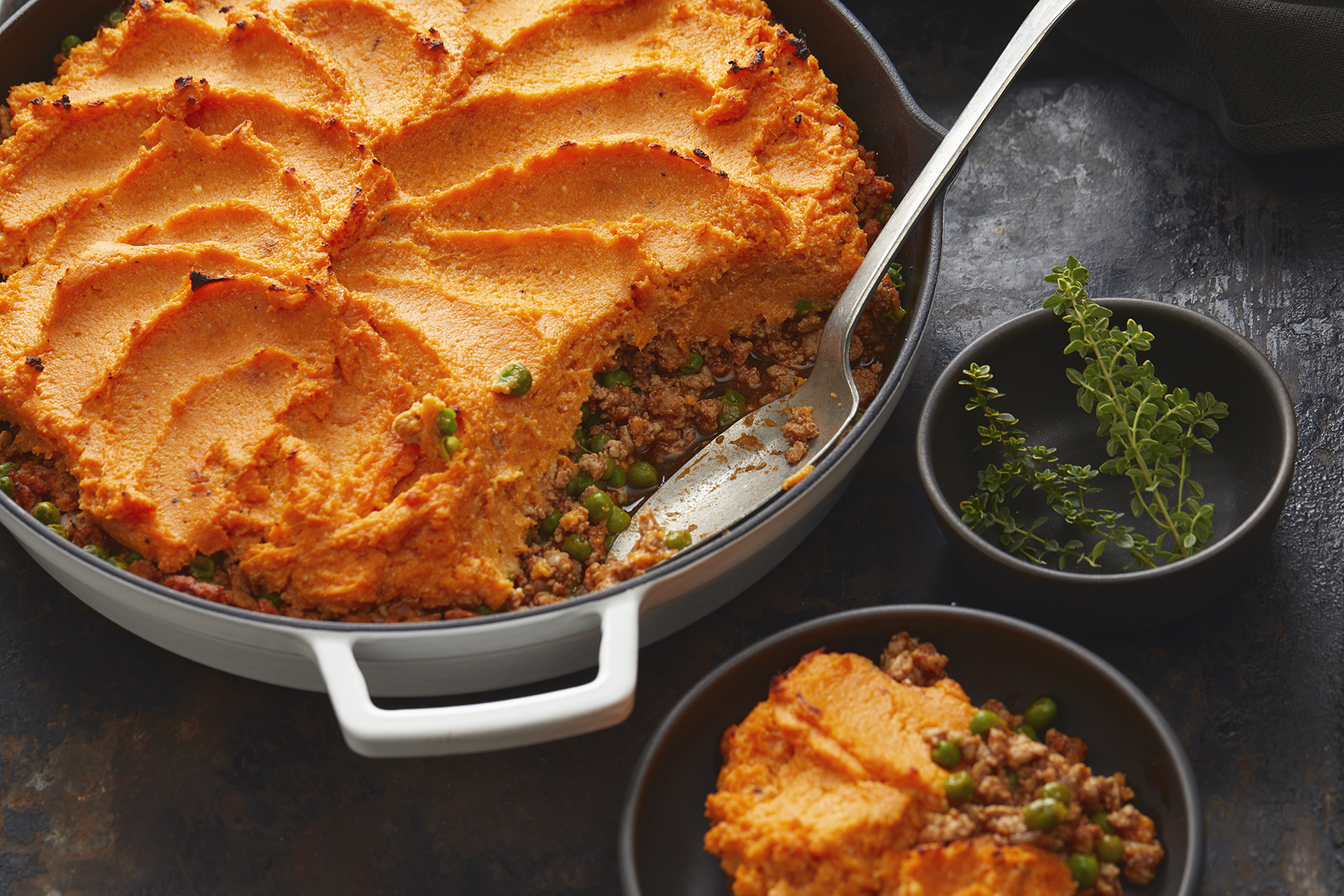 CHICKEN & SWEET POTATO PIE