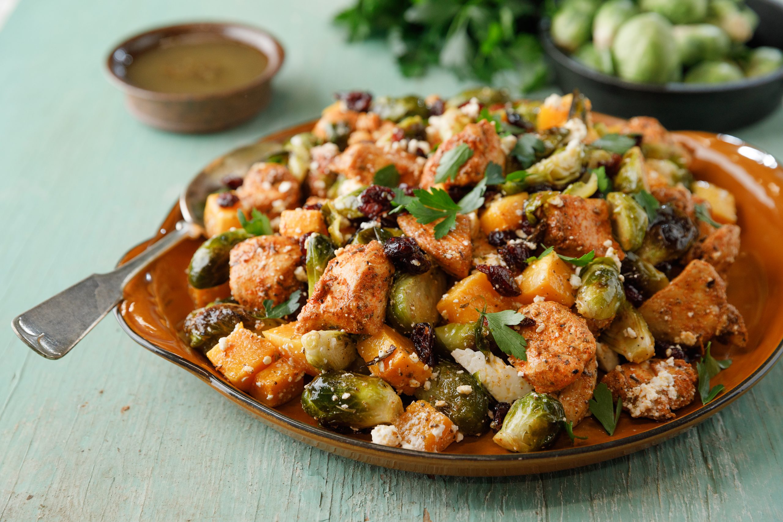 WARM HARVEST CHICKEN SALAD