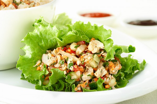 CHICKEN LETTUCE WRAPS