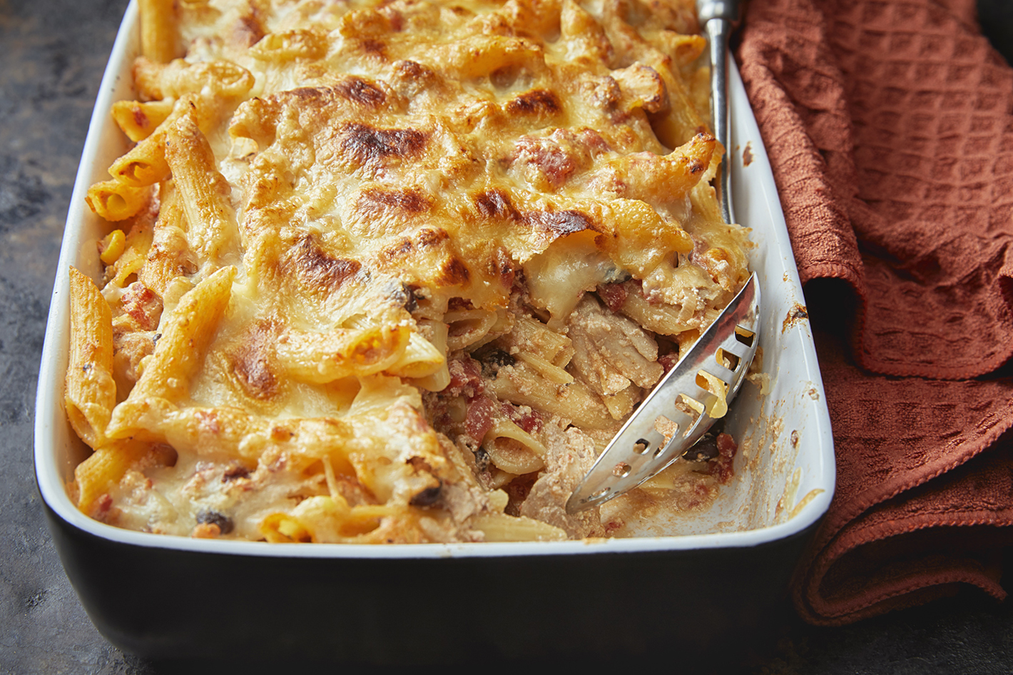 MEXICAN CHICKEN PASTA BAKE