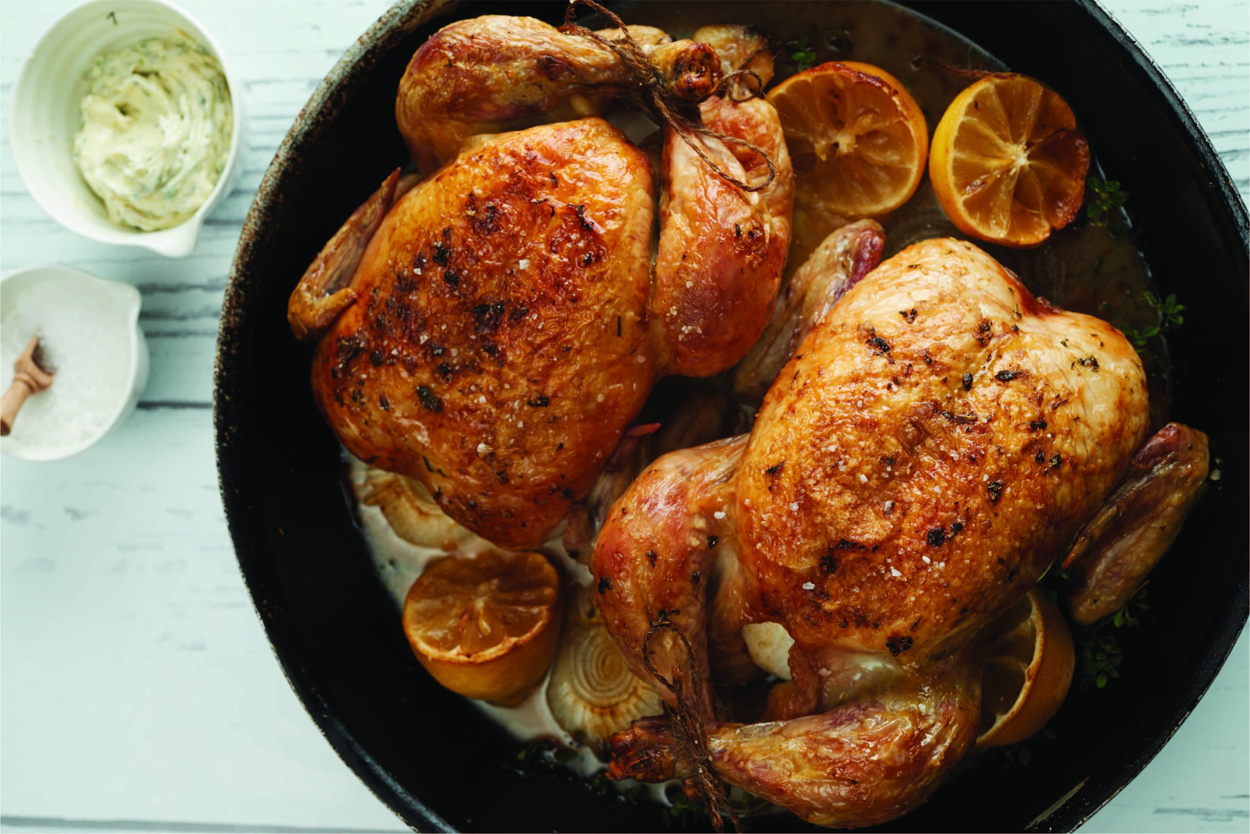 ROAST CHICKEN WITH LEMONS