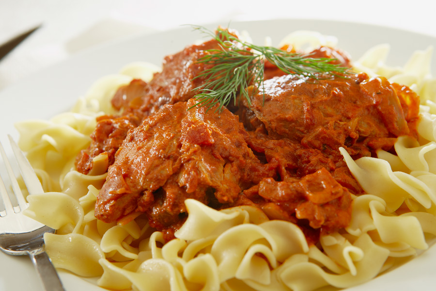SLOW COOKER CHICKEN PAPRIKASH
