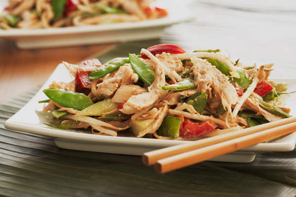 CHICKEN & SNAP PEA SALAD