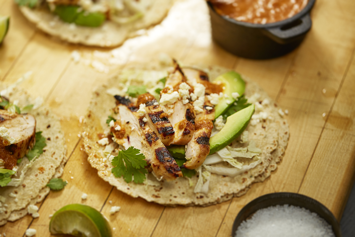 TEQUILA LIME CHICKEN TACOS