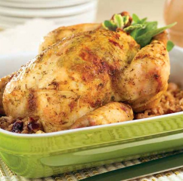 ROAST CHICKEN WITH HERB BUTTER